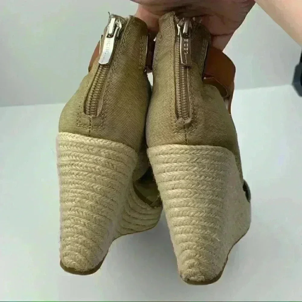 Bcbgeneration platform wedge 9.5 39.5 Espadrilles
